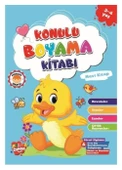 BOYAMA ZAMANI KONULU BOYAMA MAVİ KİTAP 3+4 YAŞ - 1