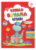 BOYAMA ZAMANI KONULU BOYAMA KIRMIZI KİTAP 4+5 YAŞ - 1