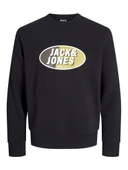 Jack Jones Coray Color Bisiklet Yaka Erkek Sweat 12267544 thumbnail 2
