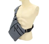 Seven Teen Gri Renk Body Bag  Çapraz Çanta 4985 - 1