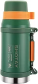 Shotay Çelik Termos Camper Large 1600Ml Haki - 1