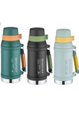 Shotay Çelik Termos Camper Large 1600Ml Açık Yeşil - 5