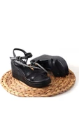 Papuçcity Sprs 02829 Dolgu Taban Kadın Sandalet - 5