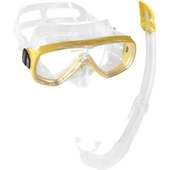 Cressi Onda-Mexico Clear/Yellow Yetişkin Maske Şnorkel Seti - 1