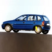 Opel Corsa B 4 Kapılı 1993-2000 Sol Arka Çamurluk Ağzı Plastik Dodik - 1