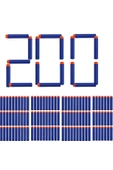Yumuşak Sünger Mermi 200'lü Yedek Mermi Soft Bullet - 1
