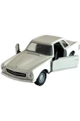 1963 MERCEDES 230SL MODEL ARABA 1:32 ÖLÇEK 11CM METAL DİECAST - 1