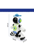 DANS EDEN ROBOT PERVANELİ 3D IŞIKLI SESLİ MÜZİKLİ PİLLİ ROBOT OYUNCAK - 8