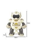 Rotating Müzikli Işıklı Ve Hareketli Dönen Akıllı Robot thumbnail 1