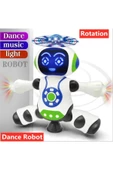 DANS EDEN ROBOT PERVANELİ 3D IŞIKLI SESLİ MÜZİKLİ PİLLİ ROBOT OYUNCAK - 3