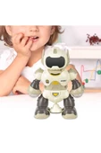 Rotating Müzikli Işıklı Ve Hareketli Dönen Akıllı Robot thumbnail 2