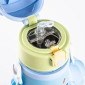 Tantitoni MAVİ ASKILI PASLANMAZ ÇELİK ÇOCUK TERMOSU 480ML - 4