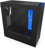 NZXT S340 Elite Mavi Siyah ATX Oyuncu Kasası Teşhir - 7