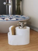 The Mia SBN0081 Marble Süngerli Sıvı Sabunluk 400 ML - 2