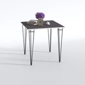 Knsz yemek masası hemdem grisyh 075*070*070 mutfak ofis çalışma thumbnail 2