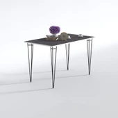 Knsz yemek masası hemdem grisyh 075*100*070 mutfak ofis çalışma - 2