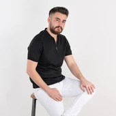 Neyir Triko Slimfit Yakalı Erkek Triko T-Shirt thumbnail 12