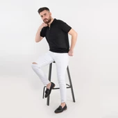 Neyir Triko Slimfit Yakalı Erkek Triko T-Shirt thumbnail 11