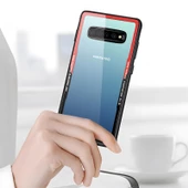 Galaxy S10E Kılıf Kenarları Silikon Arka Kısım Temperli Cam Craft Kılıf thumbnail 6