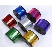 Fuşya Renk Ekstra Metalik Rafya İp 90 Metre thumbnail 2