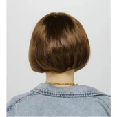 Kısa Küt Parti Peruğu Kahve - 3