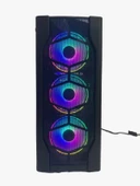 GAMEFORCE Cold Halo 4x120mm RGB Kont.ve Kumandalı Oyuncu Bilgisayar Kasası - 2