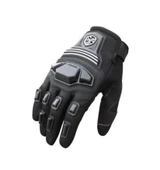 MC24-M SCOYCO MC24 SİYAH/GRİ KORUMALI M BEDEN - 1