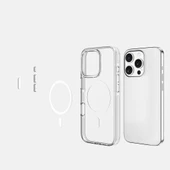 iPhone 16 Pro Kılıf Magsafe Şarj Özellikli Kamera Korumalı Kripto Kapak thumbnail 7