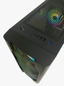GAMEFORCE Cold Halo 4x120mm RGB Kont.ve Kumandalı Oyuncu Bilgisayar Kasası - 3