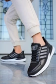 Terrexs Siyah Füme Ortopedik Günlük Garantili Yürüyüş Koşu Sneaker Spor Ayakkabı TERREXS-1769 - 1