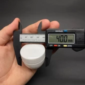 20 Ml Kapaklı Beyaz Krem Kavanozu , 20 Cc Minik Pomat Kutusu , Mini Krem Kutusu x 10 Adet - 3