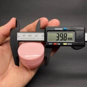 20 Ml Kapaklı Pembe Krem Kavanozu , 20 Cc Minik Pomat Kutusu , Mini Krem Kutusu x 10 Adet - 3