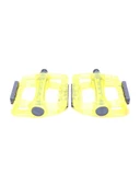 NECO WP601 Geniş MTB BMX Platform Pedal 110 x 100 mm 415 Gram Transparan Sarı - 2