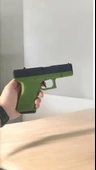 Glock 19 Hareketli Özel Tasarım - Askeri Yeşil - 1