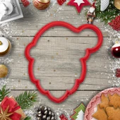 Christmas Temalı Kurabiye Kalıbı ve Şeker Hamuru Kalıbı Seti 10 Adet - 7 CM - 7