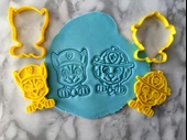 Paw Patrol Temalı Kurabiye Kalıbı ve Şeker Hamuru Kalıbı - 1