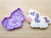 Unicorn Kurabiye Kalıbı ve Şeker Hamuru Kalıbı - 1