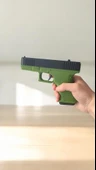 Glock 19 Hareketli Özel Tasarım - Askeri Yeşil - 3