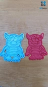 Halloween Temalı Kurabiye Kalıbı ve Şeker Hamuru Kalıbı Seti 4 Adet - 9 CM - 3