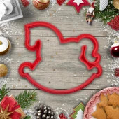 Christmas Temalı Kurabiye Kalıbı ve Şeker Hamuru Kalıbı Seti 10 Adet - 7 CM - 5