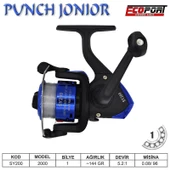 Ecoport Punch Junior 2000 1 Bilyalı 5.1:1 Devirli Genel Kullanım Olta Makinesi - 1