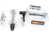 NECO WP601 Geniş MTB BMX Platform Pedal 110 x 100 mm 415 Gram Transparan Gümüş - 2