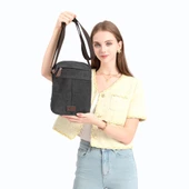 C-Active Orta Boy Askılı Postacı Çantası Kanvas Kumaş 1323 - 9