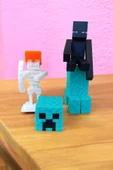Karakter Figür Seti - Creeper, Enderman ve İskelet - 3