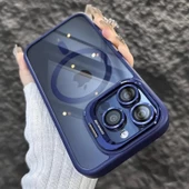 iPhone 11 Uyumlu Kılıf Klon Stantlı + Lens Korumalı MagSafe Kapak - 2