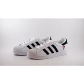 Adidas Superstar Beyaz Siyah Nakışlı TSASS9 - 1