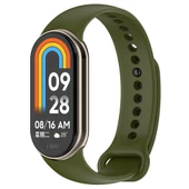 Xiaomi Mi Band 8 Serisi Klasik Kordon Silikon Strap Kayış - 3