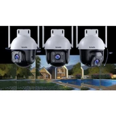 TENDA 2MP CH3 Kablosuz Outdoor Pan/Tilt IP Kamera thumbnail 3