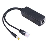 POWERMASTER IP KAMERA POE KABLOSU AKTİF POE ENJEKTÖR SPLITTER (IN:DC48V-57V OUT:IEEE802.3AF-MAX:12V2A) - 1