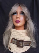 Tasarım boyun aksesuarı, içi silikon dolgulu - 2